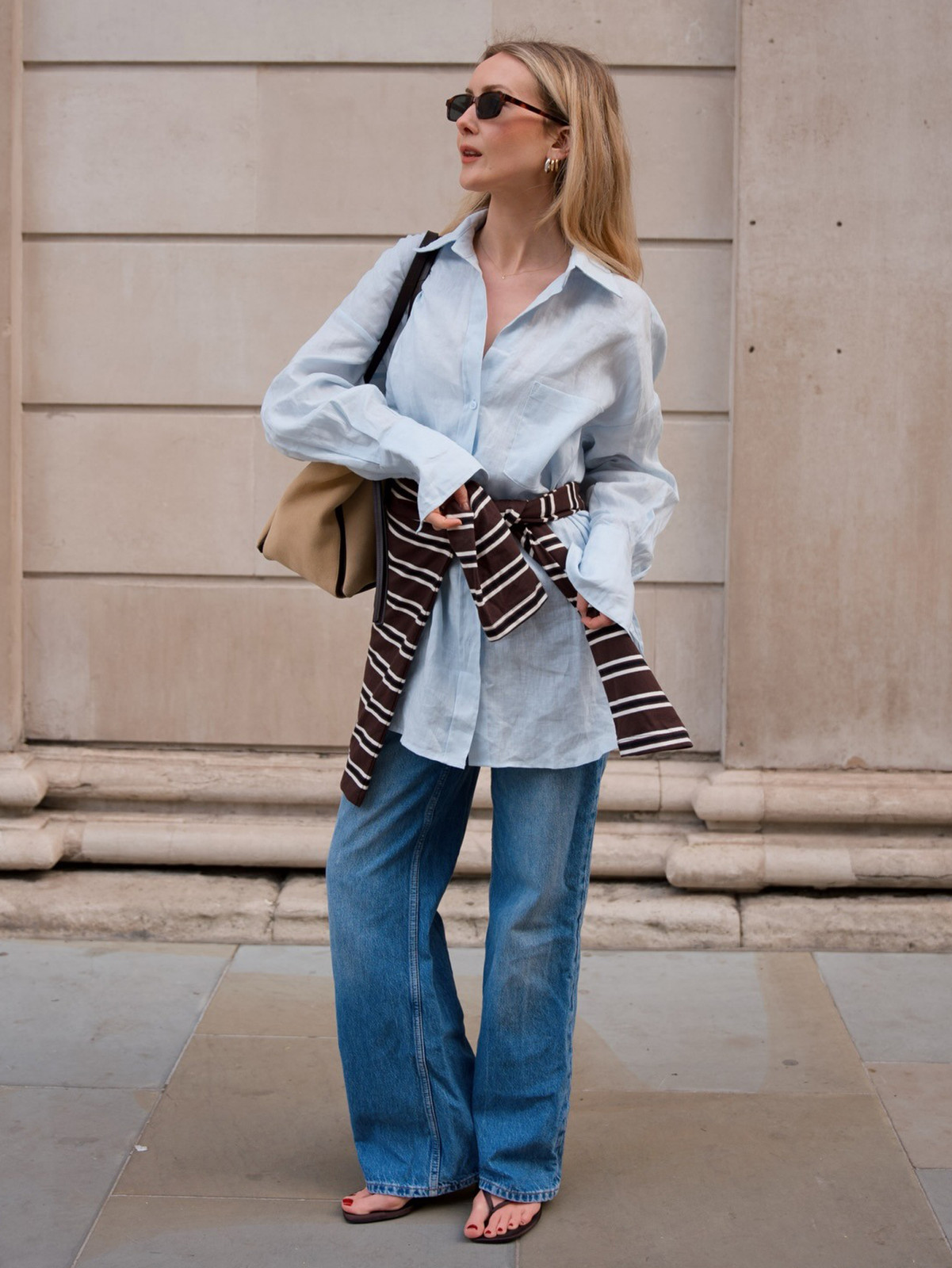Striped Sweater Accent with Medium Wash Bootcut Jeans for Brunch Striped Sweater Accent with Medium Wash Bootcut Jeans for Brunch — Brunch Bootcut Jeans Outfits 2027