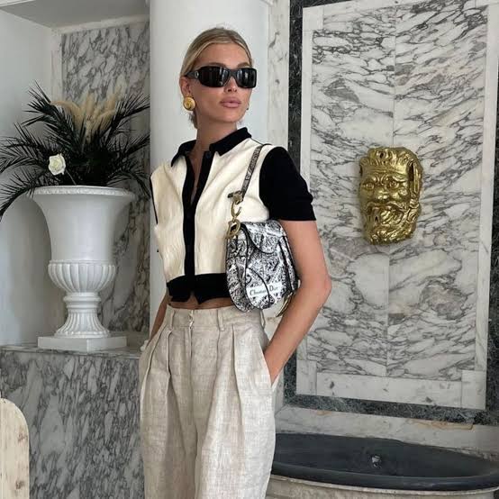 Linen Trousers and Vest for Daytime City Exploration — Summer Europe Outfits 2027