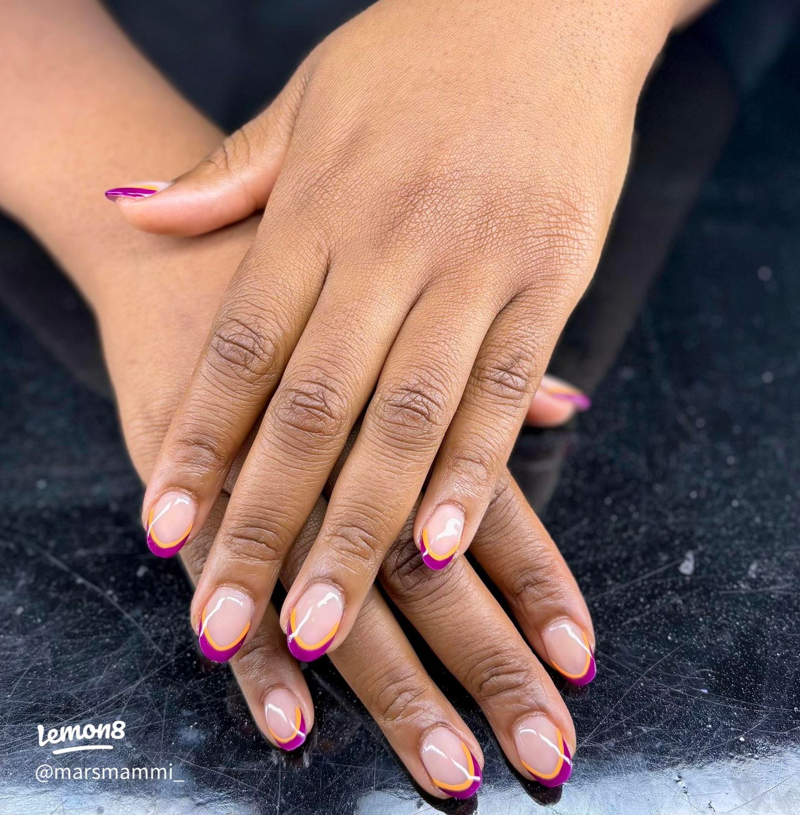 Visible Visual Idea Visible Visual Idea — Colored Double French Nails 2027