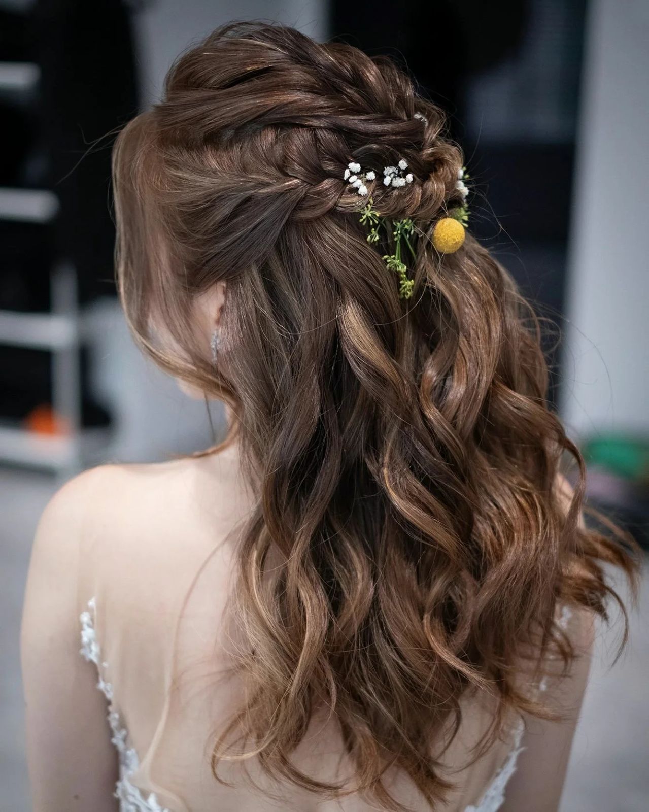Wavy And Loose Visual Idea Wavy And Loose Visual Idea — Boho Braided Wedding Hair 2027