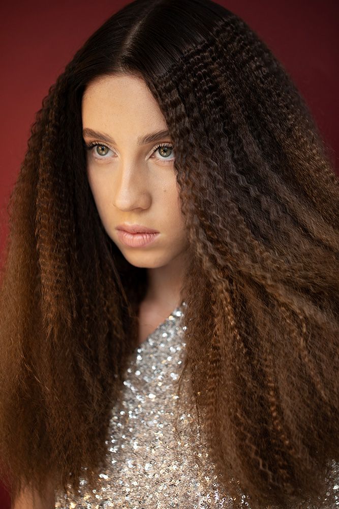 Mid-Back Dark Brown With Subtle Highlights Crimped — Crimped Hairstyles 2027