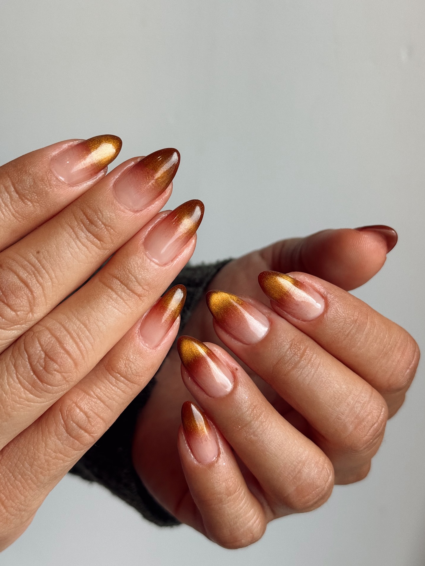 Metallic French Fade Ombre Metallic French Fade Ombre — Summer Ombre Nails 2027