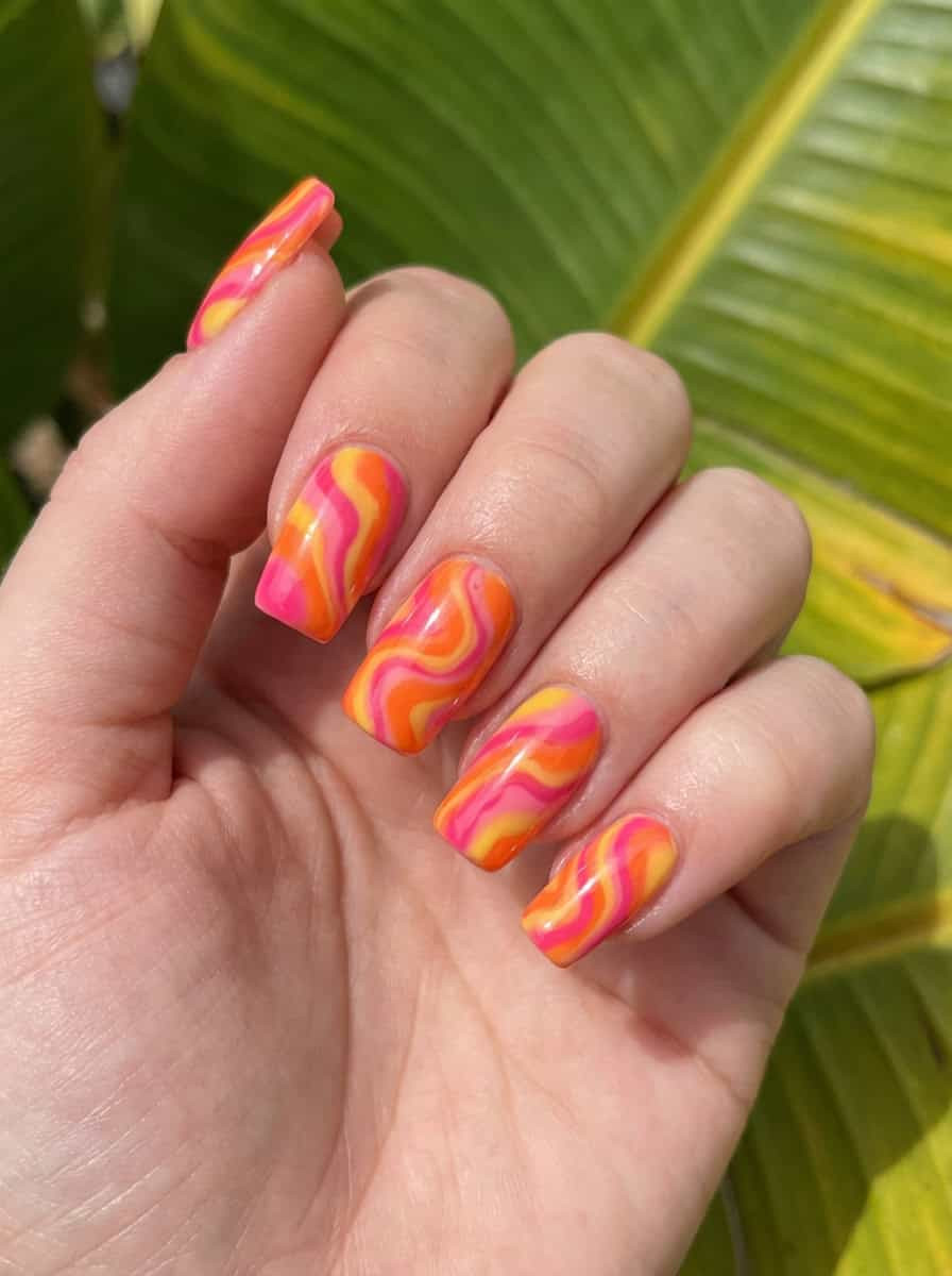 Swirls On All Nails Visual Idea Swirls On All Nails Visual Idea — Swirl Nails 2027