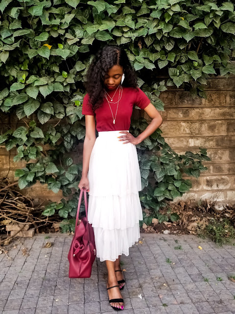 Tulle Tiered Midi Skirt for Brunch or Day Out — Tiered Skirt Outfits 2027