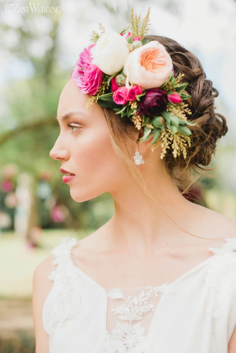 Not Visible Visual Idea — Flower Crown Hairstyles 2027