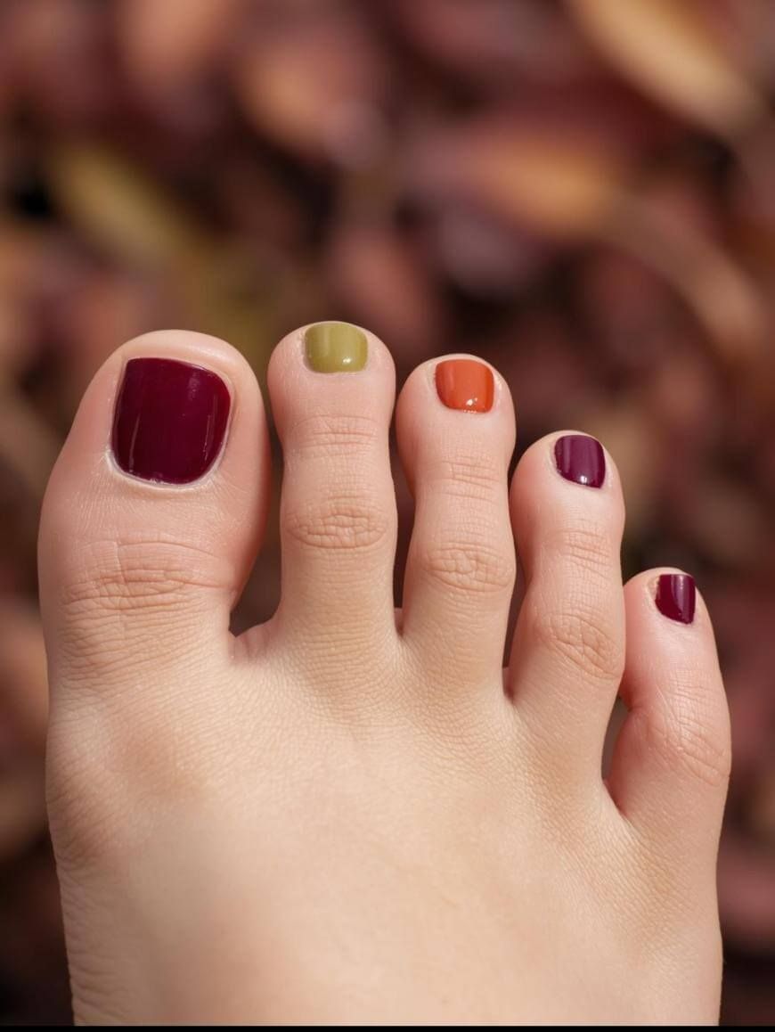 Visual Idea — Winter Pedicure Colors 2027