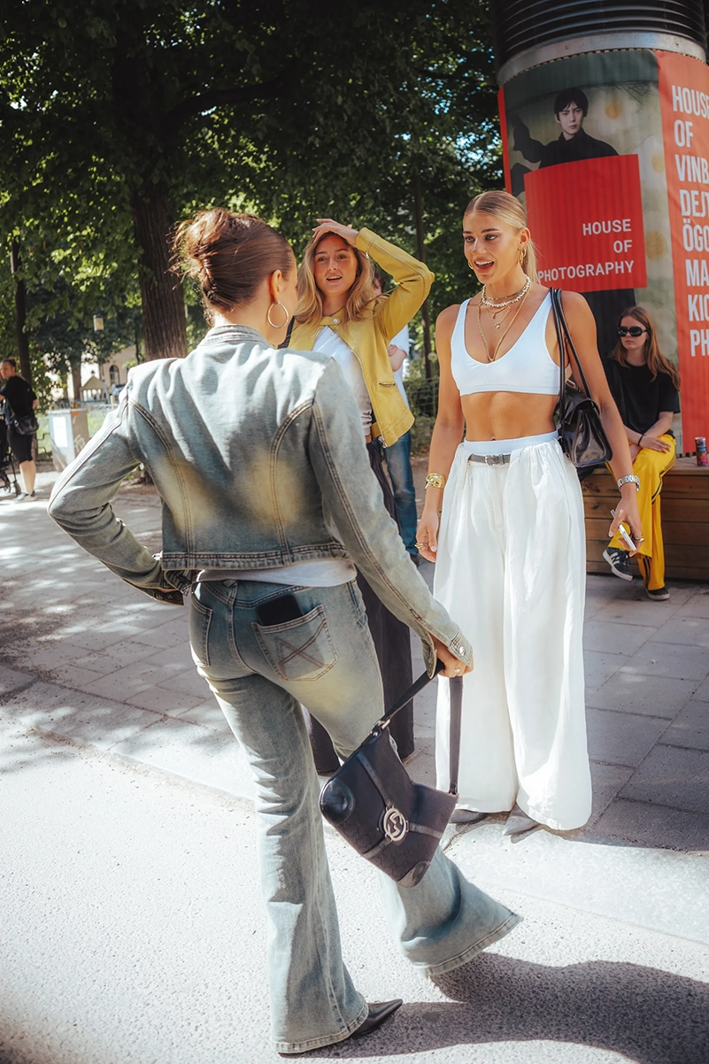 Denim Domination: Wide-Leg Jeans with Denim Jacket Denim Domination: Wide-Leg Jeans with Denim Jacket — Streetwear Outfits 2027