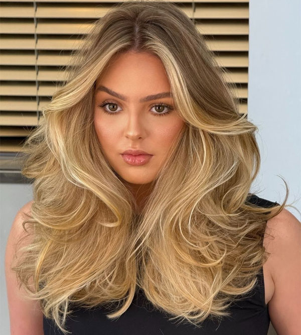 Golden Blonde With Face-Framing Highlights — Warm Blonde Hair 2027