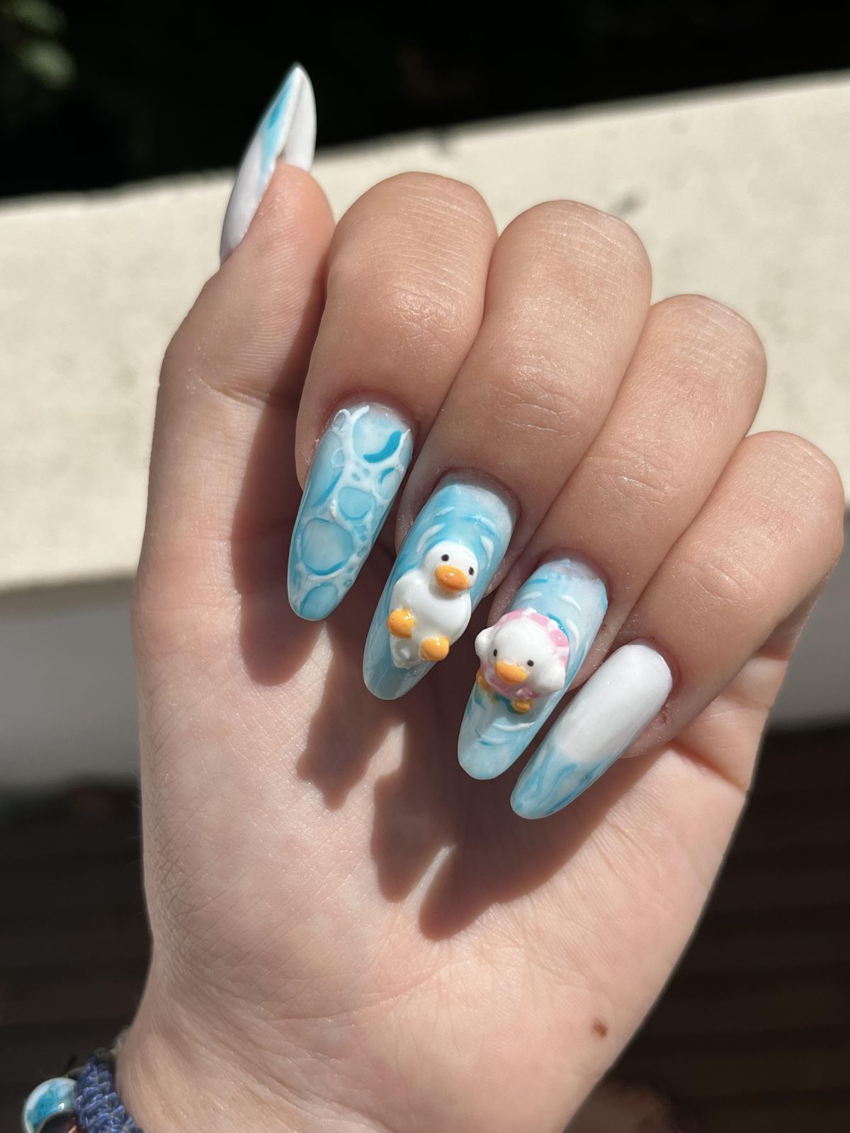 Medium Almond Matte Duck Nails Medium Almond Matte Duck Nails — Blue Duck Nails 2027