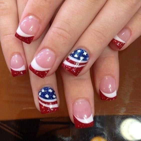 Medium Almond Variety Patriotic Motifs Medium Almond Variety Patriotic Motifs — Memorial Day Nails 2027