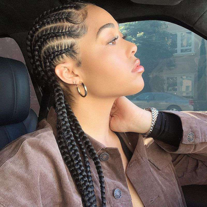 Intricate Cornrow Pattern Mid-Back Intricate Cornrow Pattern Mid-Back — Cornrow Braided Hairstyles 2027