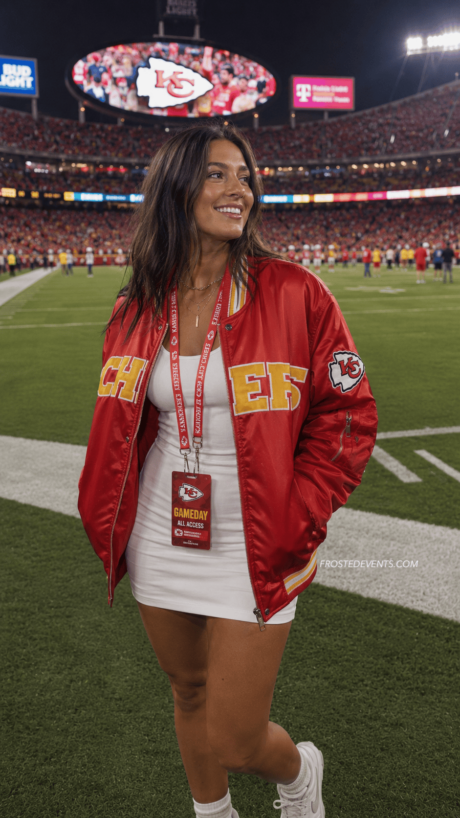 NFL Game Day Outfits Inspired by NFL WAG Style - Frosted Blog