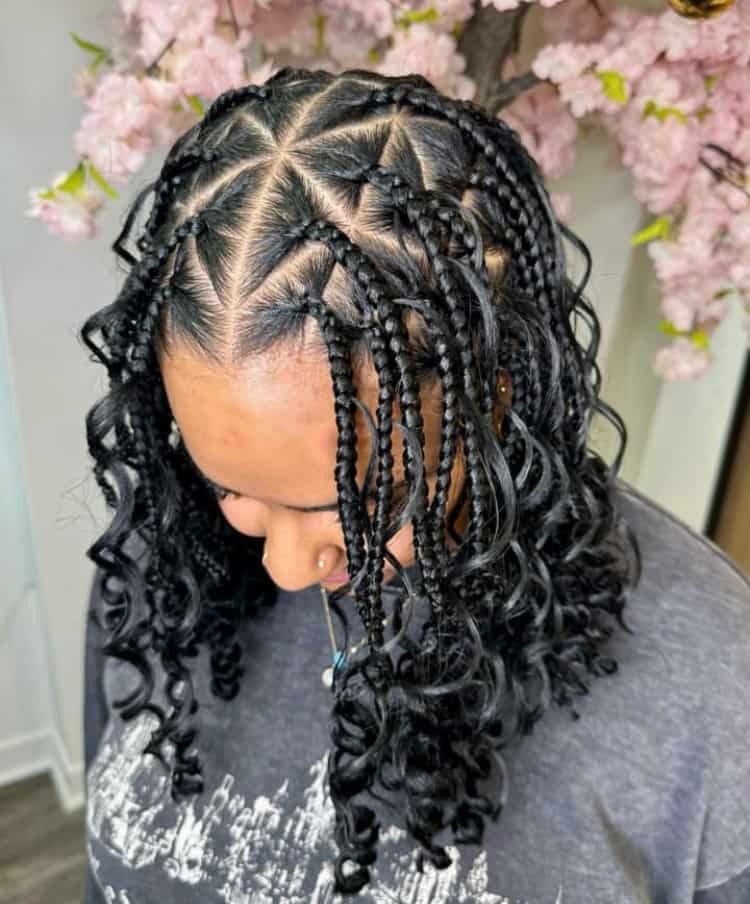 Shoulder Length Braids With Curls Shoulder Length Braids With Curls — Layered Knotless Braids 2027