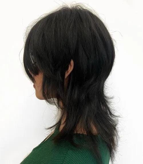 Black Octopus Shag With Wispy Ends Black Octopus Shag With Wispy Ends — Octopus Haircut 2027