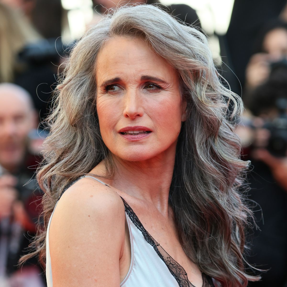 Natural Salt and Pepper Waves — Hair Color 2027 for Women Over 60