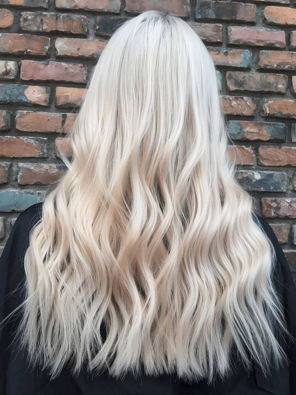Extreme Length Platinum Blonde Waves — Blonde Wavy Hair 2027