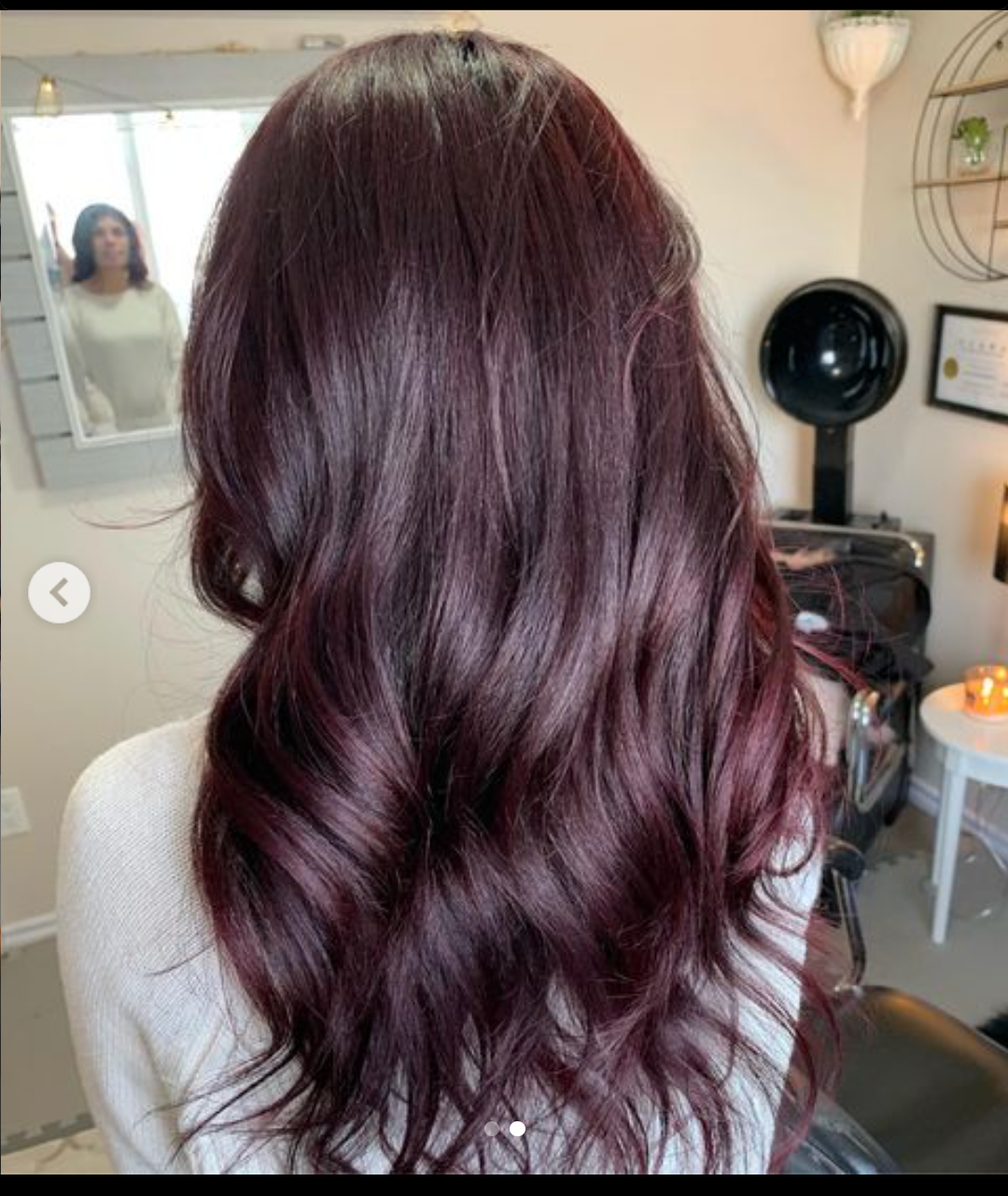 Mid-Back Deep Plum With Burgundy Undertones Mid-Back Deep Plum With Burgundy Undertones — True Winter Hair Color 2027