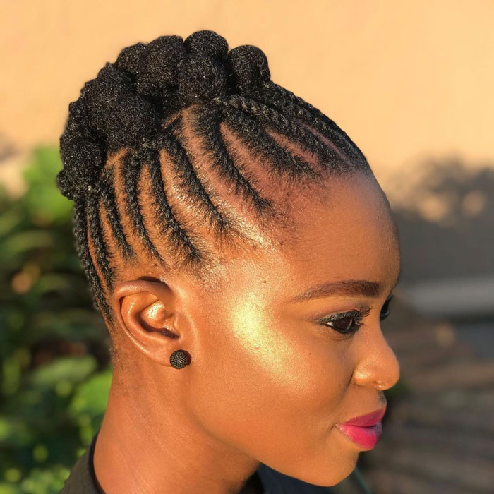 Updo With Intricate Braids Updo With Intricate Braids — 4C Hairstyles 2027