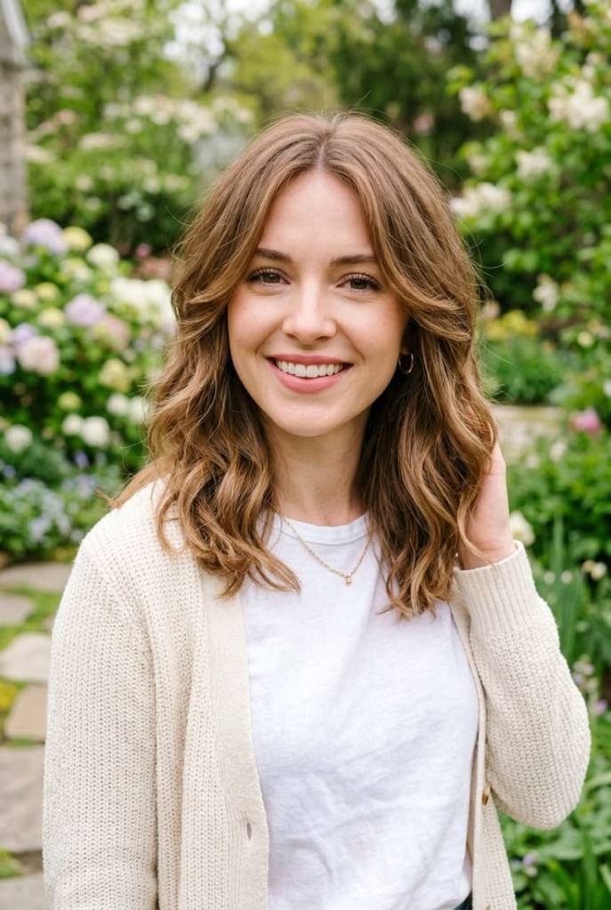Shoulder Lob With Face-Framing Layers Shoulder Lob With Face-Framing Layers — Mom Haircuts 2027