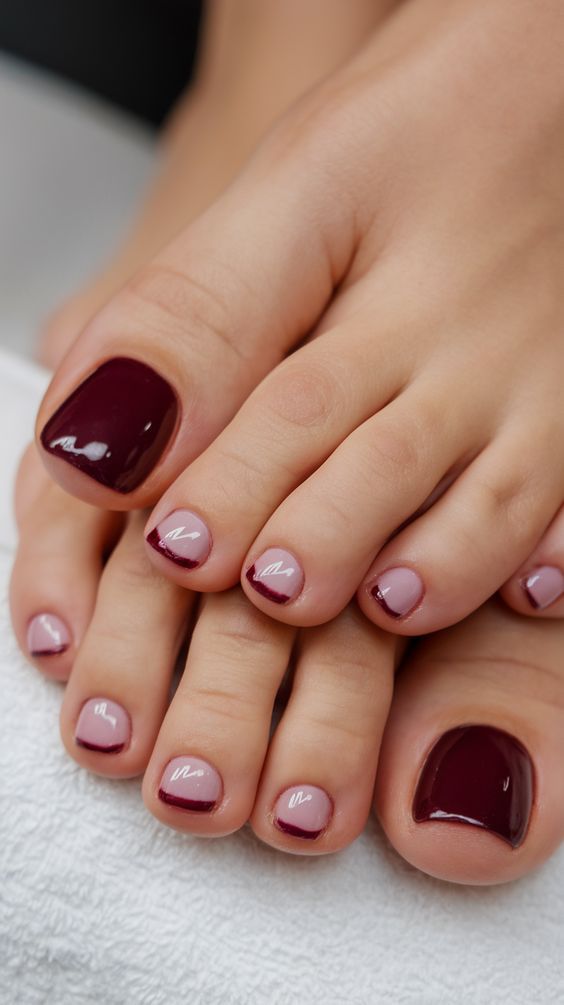 French Tips On All Nails Visual Idea French Tips On All Nails Visual Idea — Gel Pedicure Colors 2027