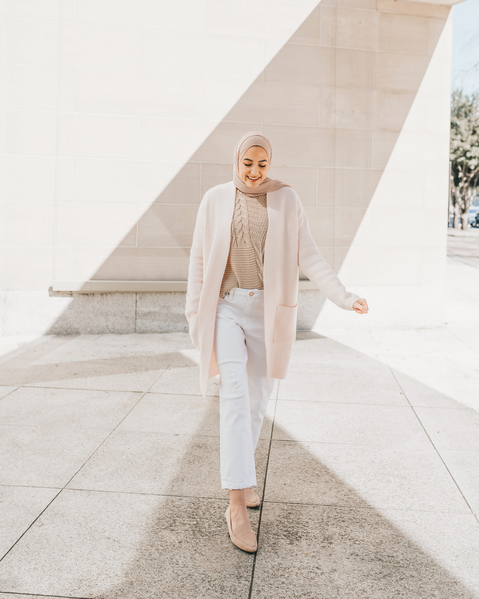 Casual Layering with a Twist: Cardigan, Sweater, and Ripped Jeans Casual Layering with a Twist: Cardigan, Sweater, and Ripped Jeans — Modest Outfits 2027
