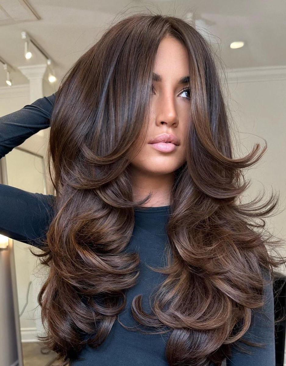 Mid-Back Layered Cut With Soft Curls Mid-Back Layered Cut With Soft Curls — Trendy Haircuts 2027