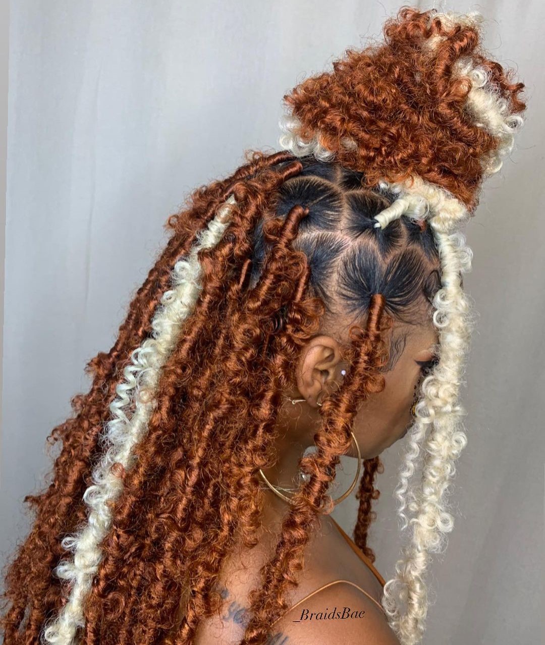Copper With Blonde Highlights Visual Idea — Blonde Locs 2027