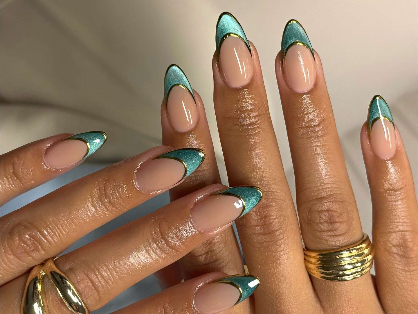 Shimmering Pale Pink French Oval Nails Shimmering Pale Pink French Oval Nails — Fall French Tip Nails 2026