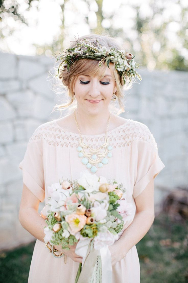 Blonde Waves With Blunt Bangs Blonde Waves With Blunt Bangs — Wedding Bangs 2027