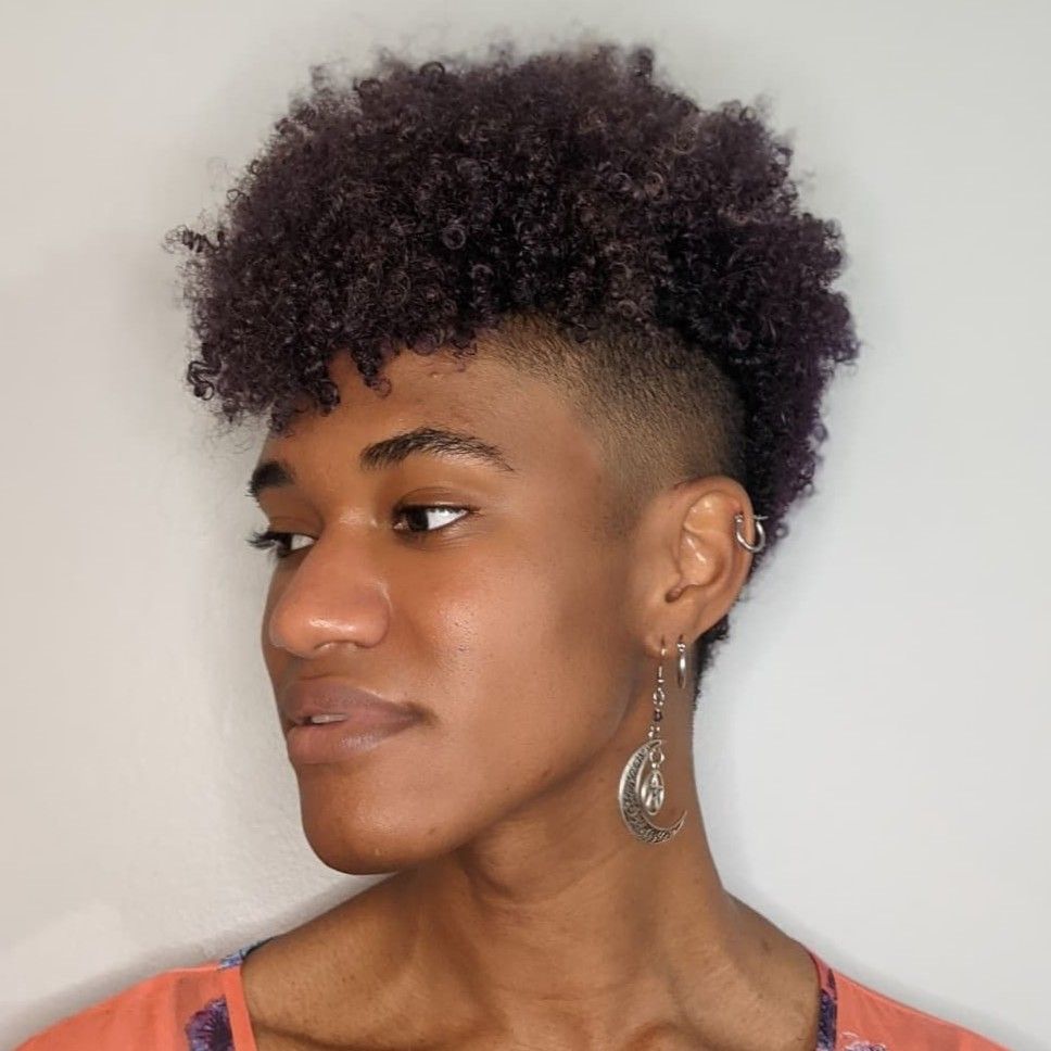 Undercut with Purple Highlights Undercut with Purple Highlights — Wash and Go Hairstyles 2027