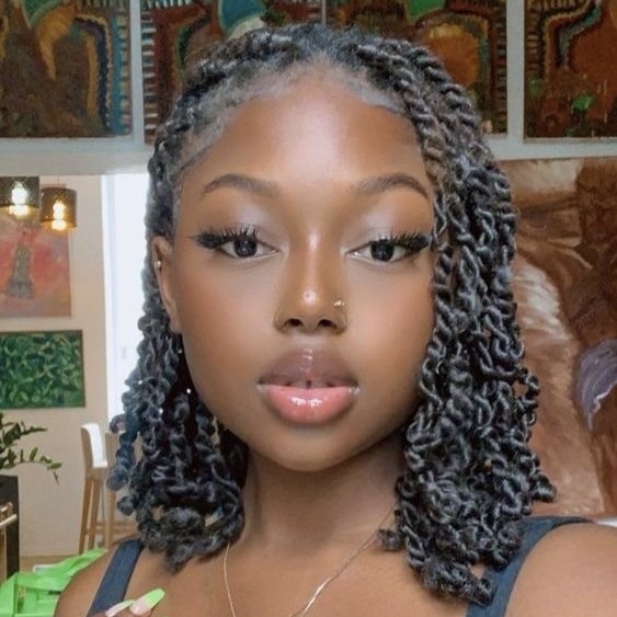 Twisted Braids with Loose Curly Ends Twisted Braids with Loose Curly Ends — Braided Hairstyles 2027 for Black Women