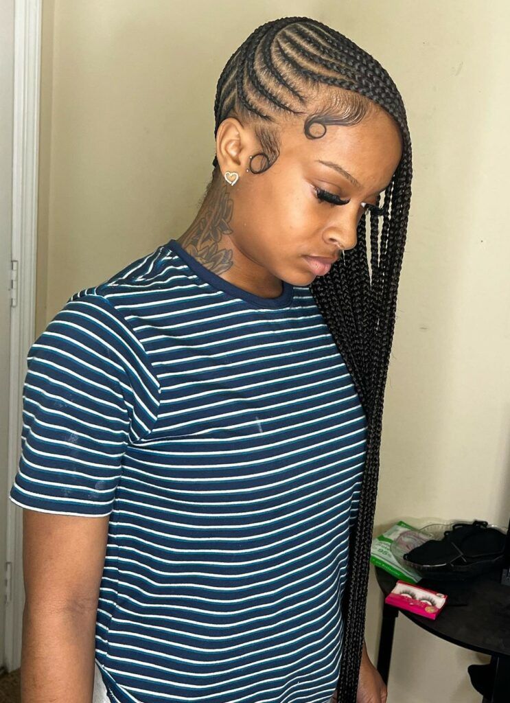Long Defined Black Braids Long Defined Black Braids — Side Braided Hairstyles 2027
