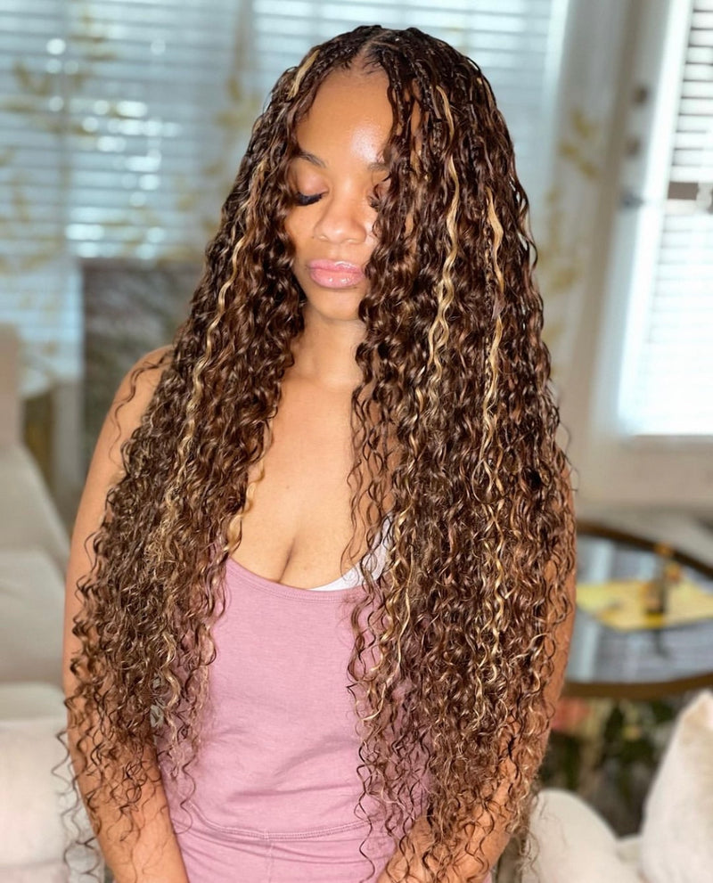 Braids With Voluminous Curls — Braids 2027 for Medium Hair