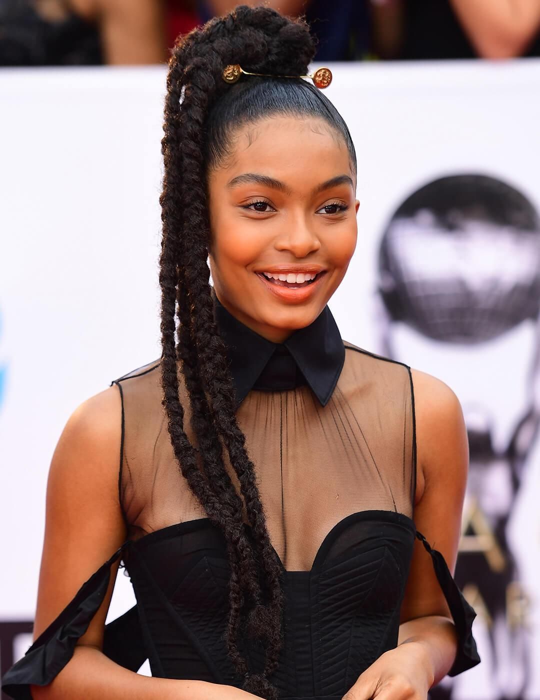 Mid-Back High Ponytail With Braided Extensions — Party Hairstyles 2027