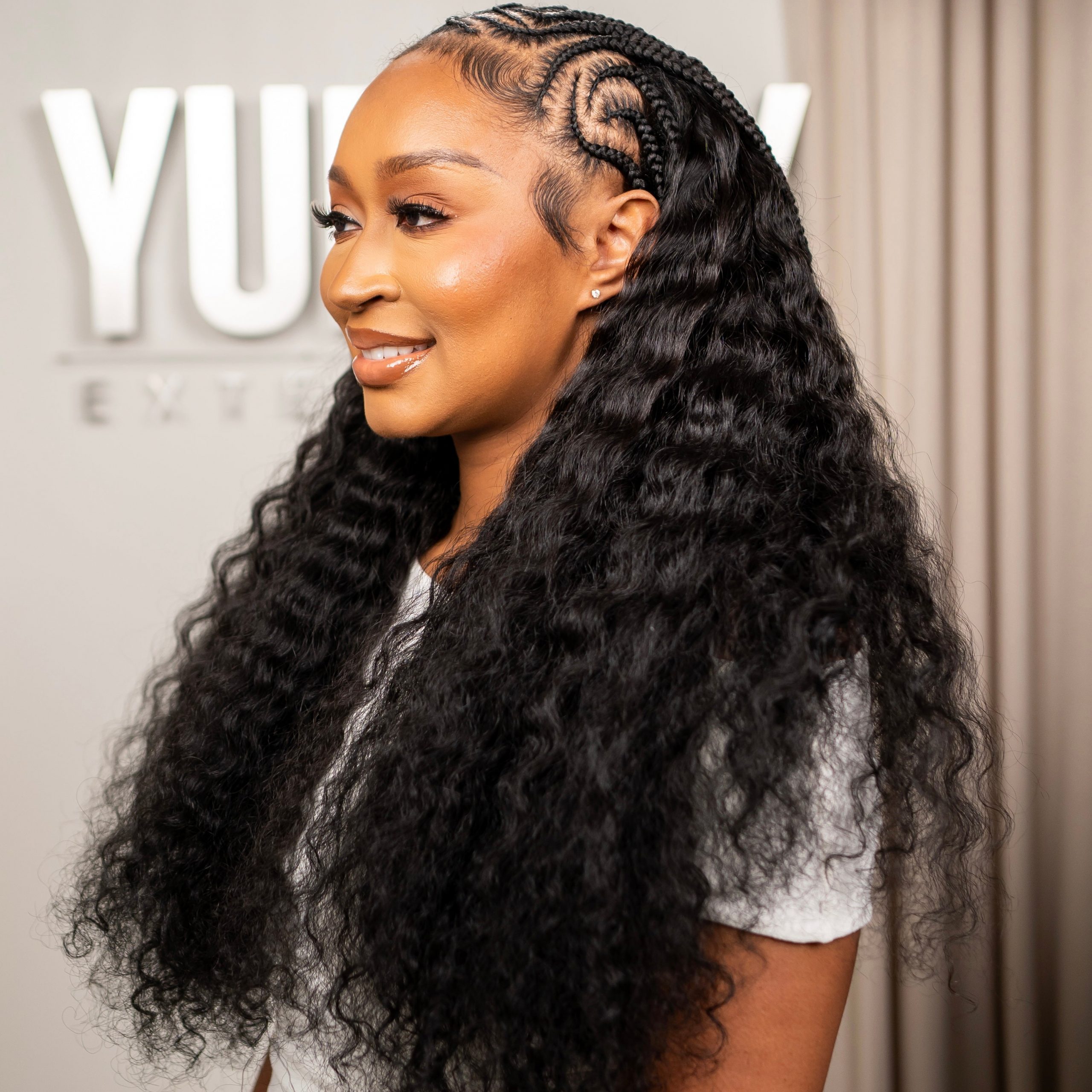 Fulani Braids With Voluminous Curls — Vacation Hairstyles 2027