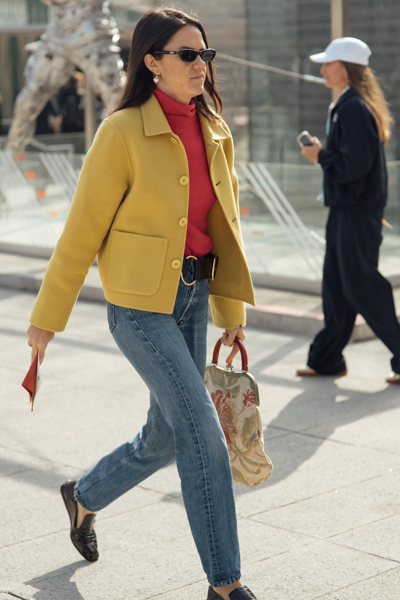 Cropped Yellow Jacket and Loafers for a Vibrant Spring Look Cropped Yellow Jacket and Loafers for a Vibrant Spring Look — Spring Outfits 2027 with Loafers