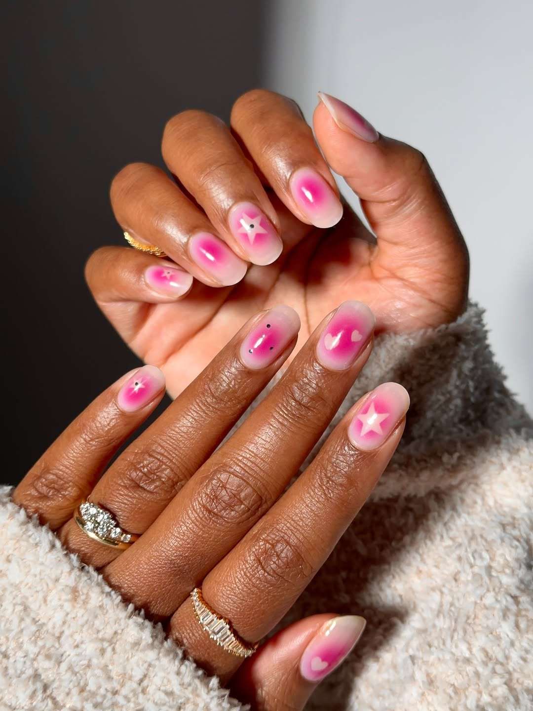 Pink Magenta Aura Gradient Almond Nails Pink Magenta Aura Gradient Almond Nails — Magenta Nails 2027