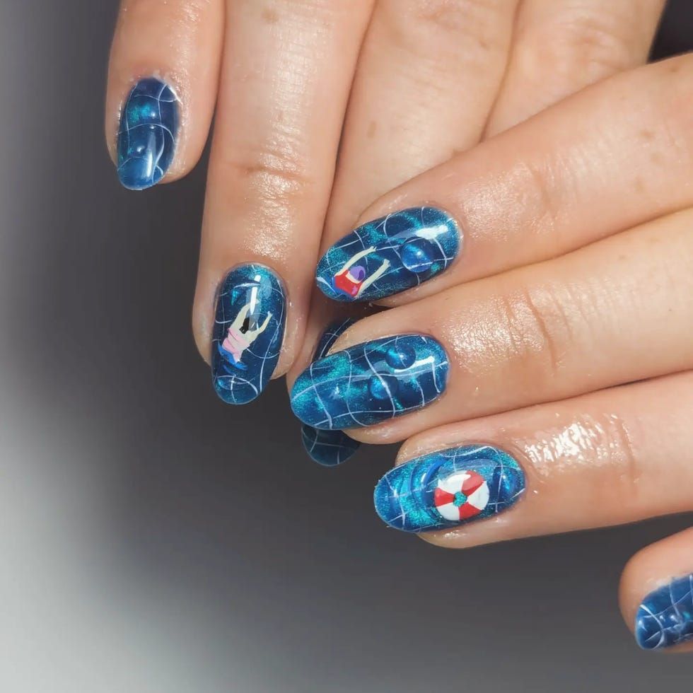 Why Pool Nails Are the Perfect End of Summer Manicure Trend
