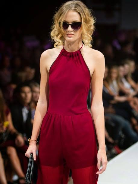 Deep Red Halter Neck Jumpsuit for Runway Deep Red Halter Neck Jumpsuit for Runway — Arizona Outfits 2027