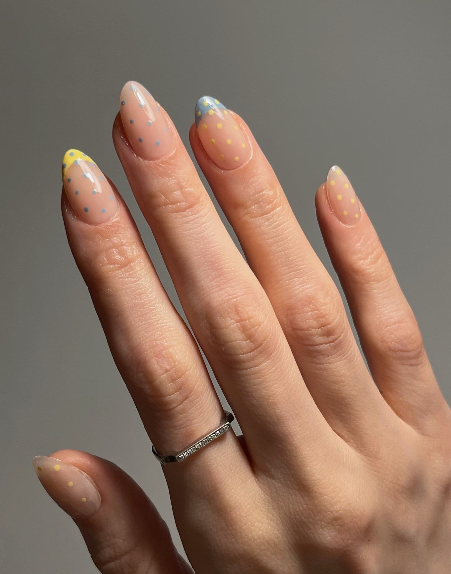 Playful Pastel Polka Dot Almond Nails Playful Pastel Polka Dot Almond Nails — Pastel Almond Nails 2027