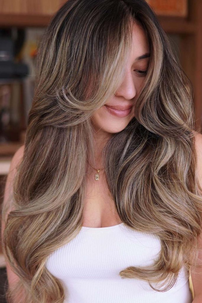 Dark Blonde with Blonde and Caramel Lowlights — Lowlights 2027