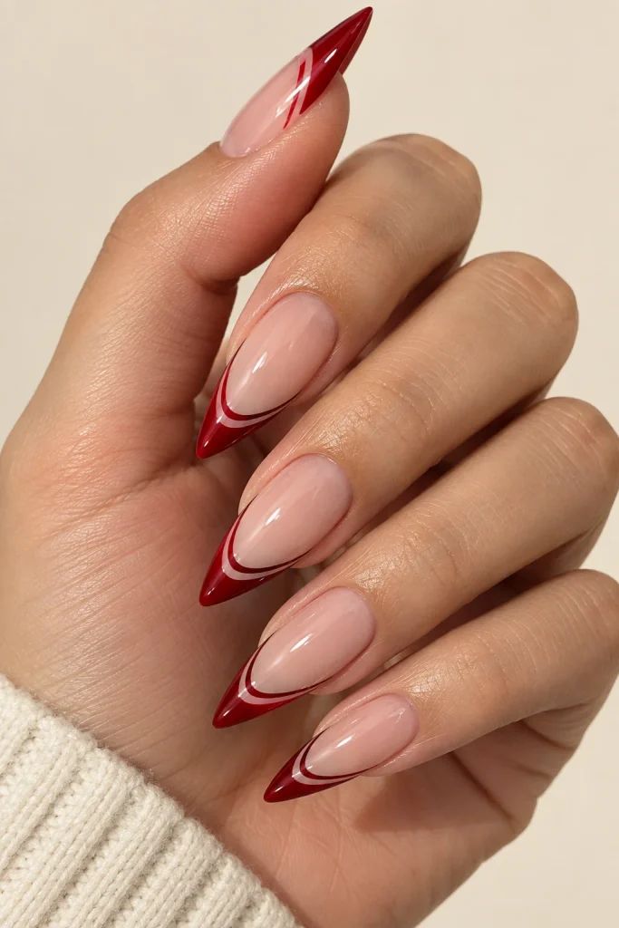 Visual Idea Visual Idea — Colored Double French Nails 2027