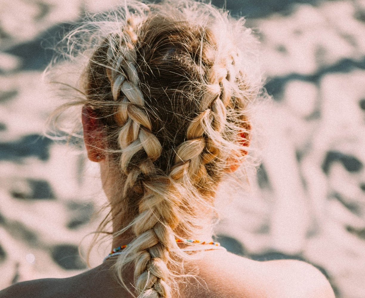 Double Dutch Braids into Single Braid — School Hairstyles 2027 for Mixed Hair