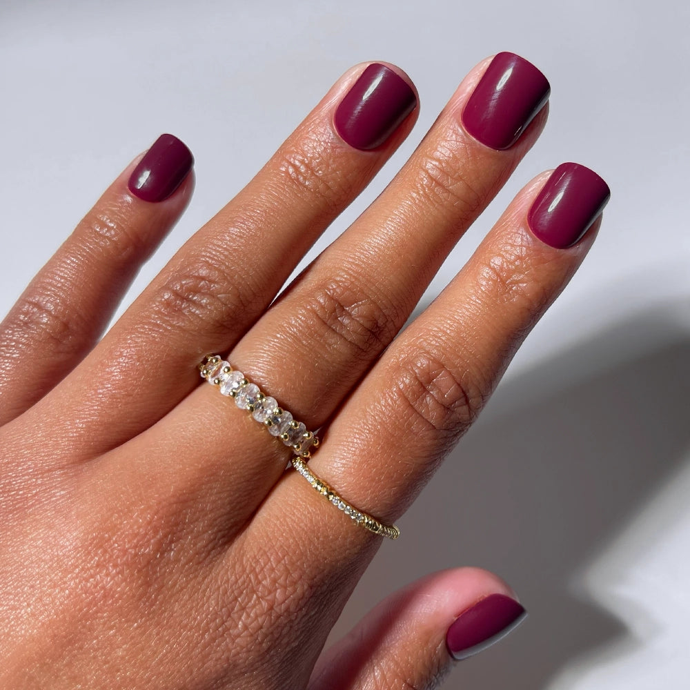 Short Square Deep Plum Creamy Short Square Deep Plum Creamy — Nurse Nails 2027