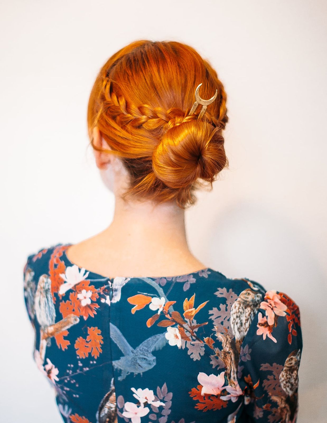 Red Braided Crown Bun Red Braided Crown Bun — Braided Bun 2027