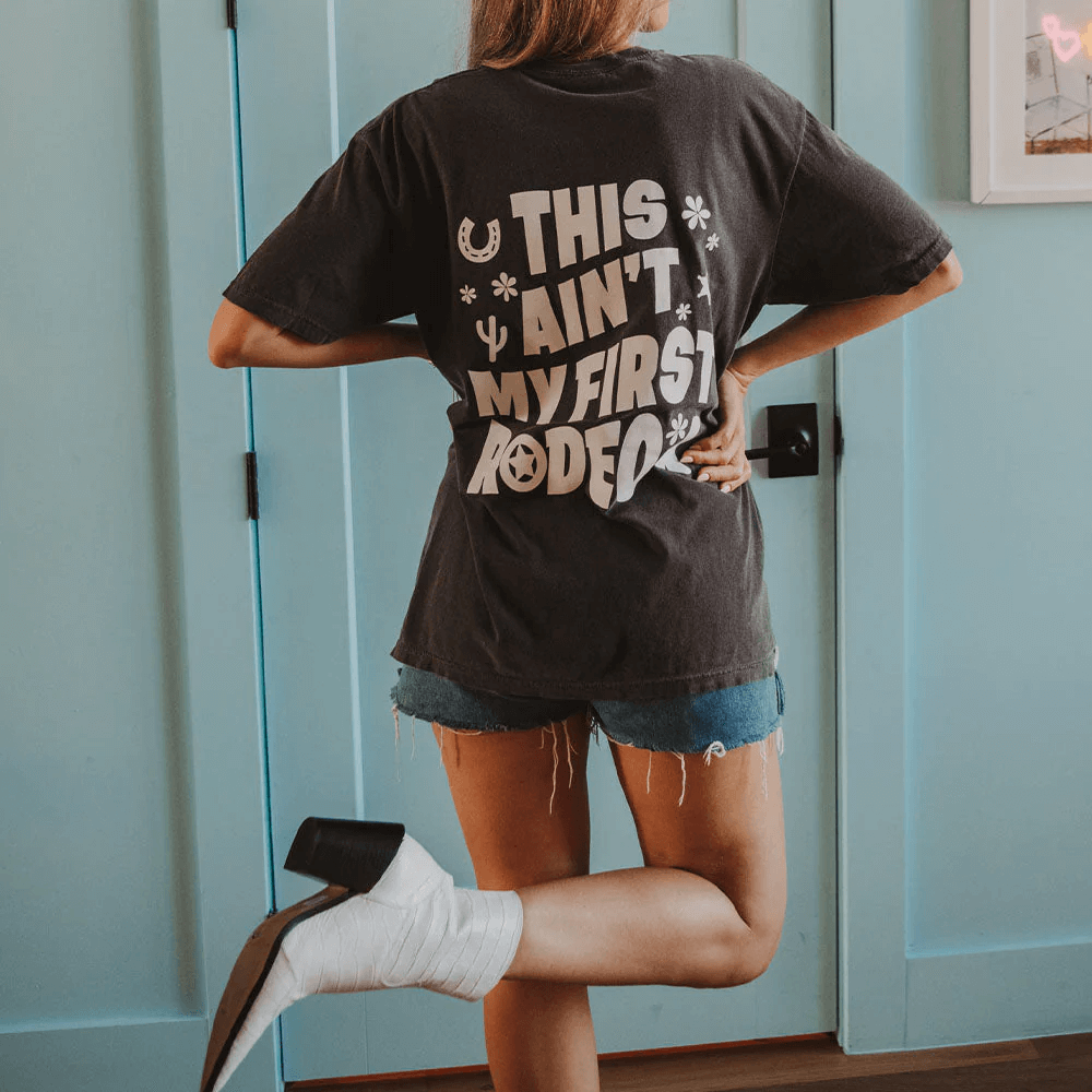 Graphic Tee and Denim Shorts: 'Rodeo Ready' Casual Graphic Tee and Denim Shorts: 'Rodeo Ready' Casual — Western Outfits 2027