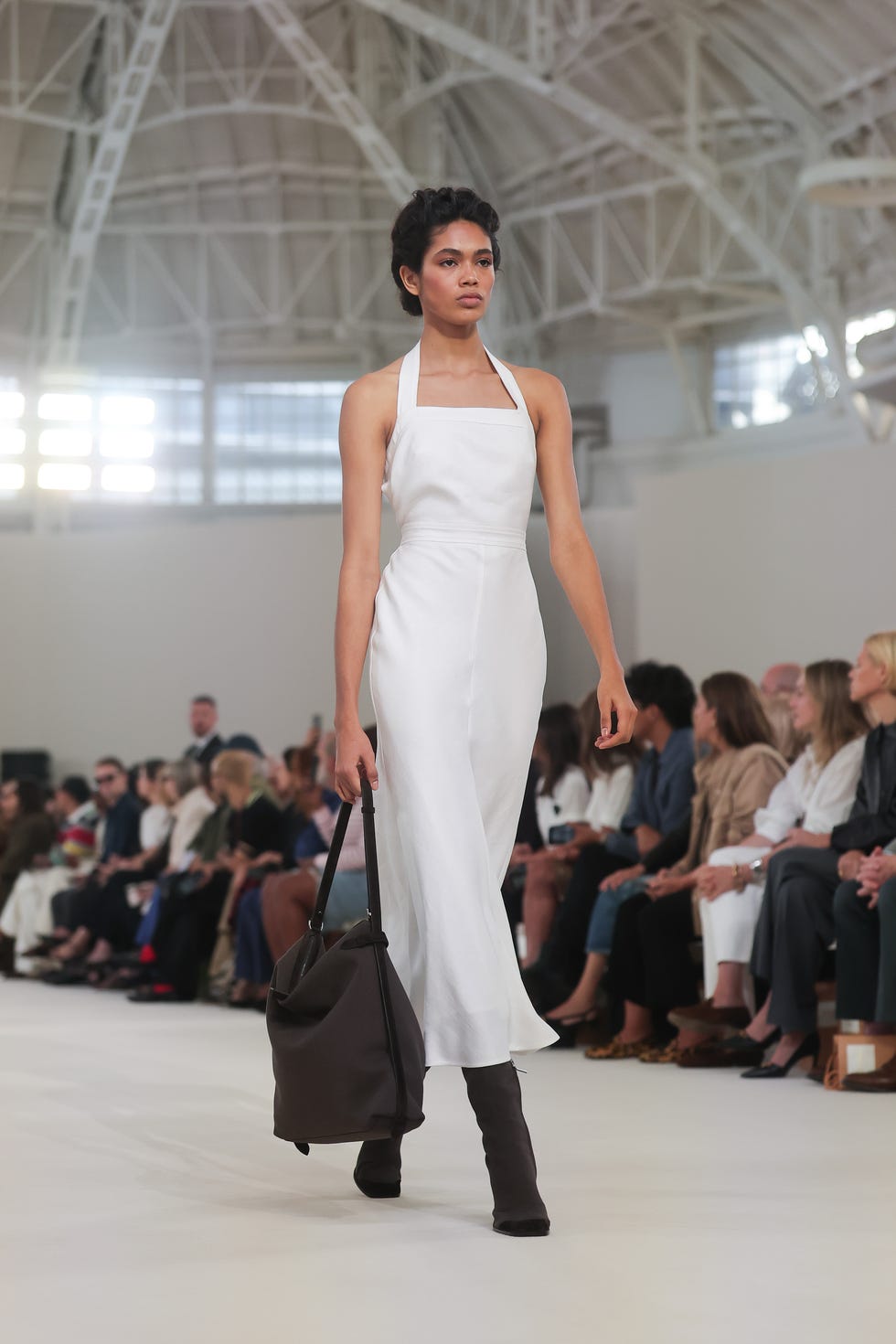 Sleek Halterneck Maxi Dress for Formal Occasions — Minimalist Outfits 2027