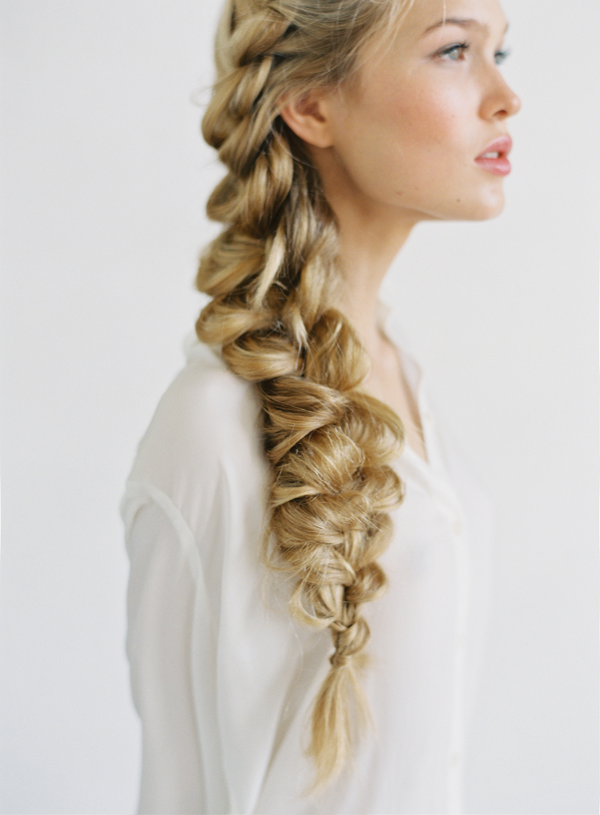 Loose Blonde Braid with Curls Loose Blonde Braid with Curls — Side Braided Hairstyles 2027
