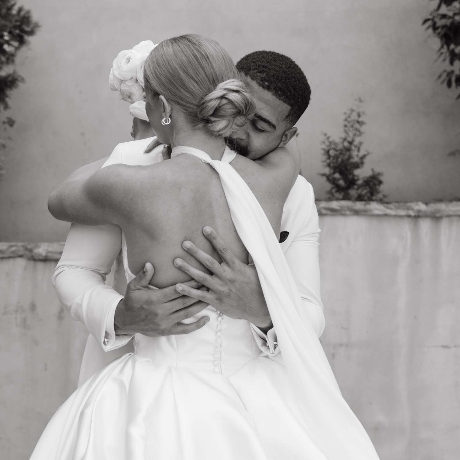 Twisted Low Bun With Pearl Pins — Wedding Updos 2027