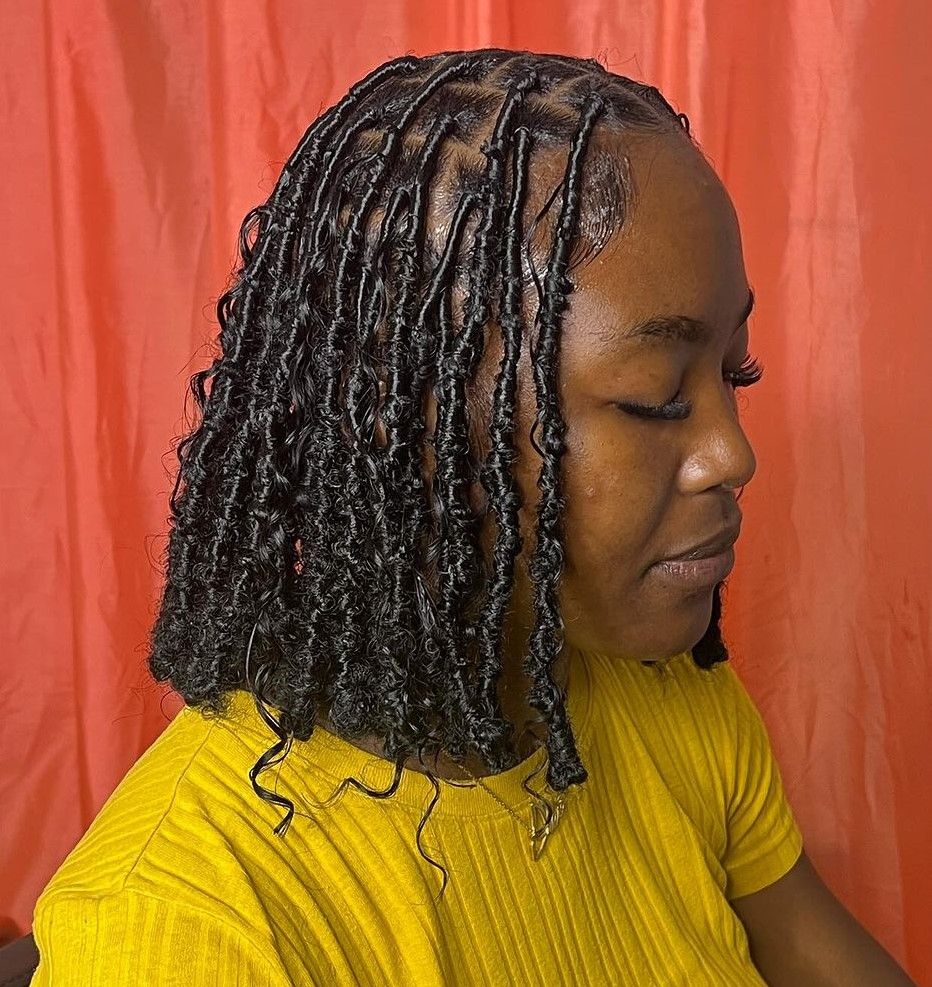 Collarbone Soft Locs With Curly Ends Collarbone Soft Locs With Curly Ends — Curls Locs 2027